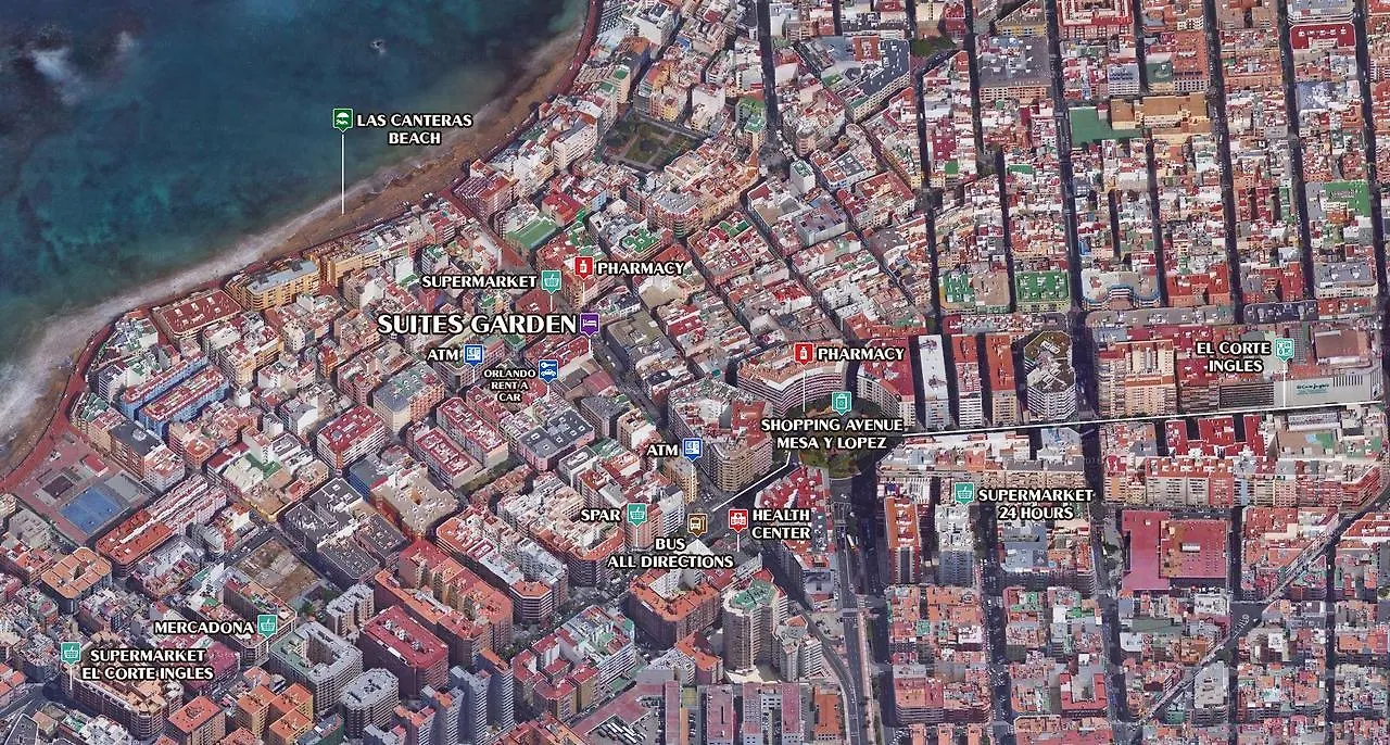 Apartment Suites Garden Loft Roy Lichtenstein Las Palmas de Gran Canaria